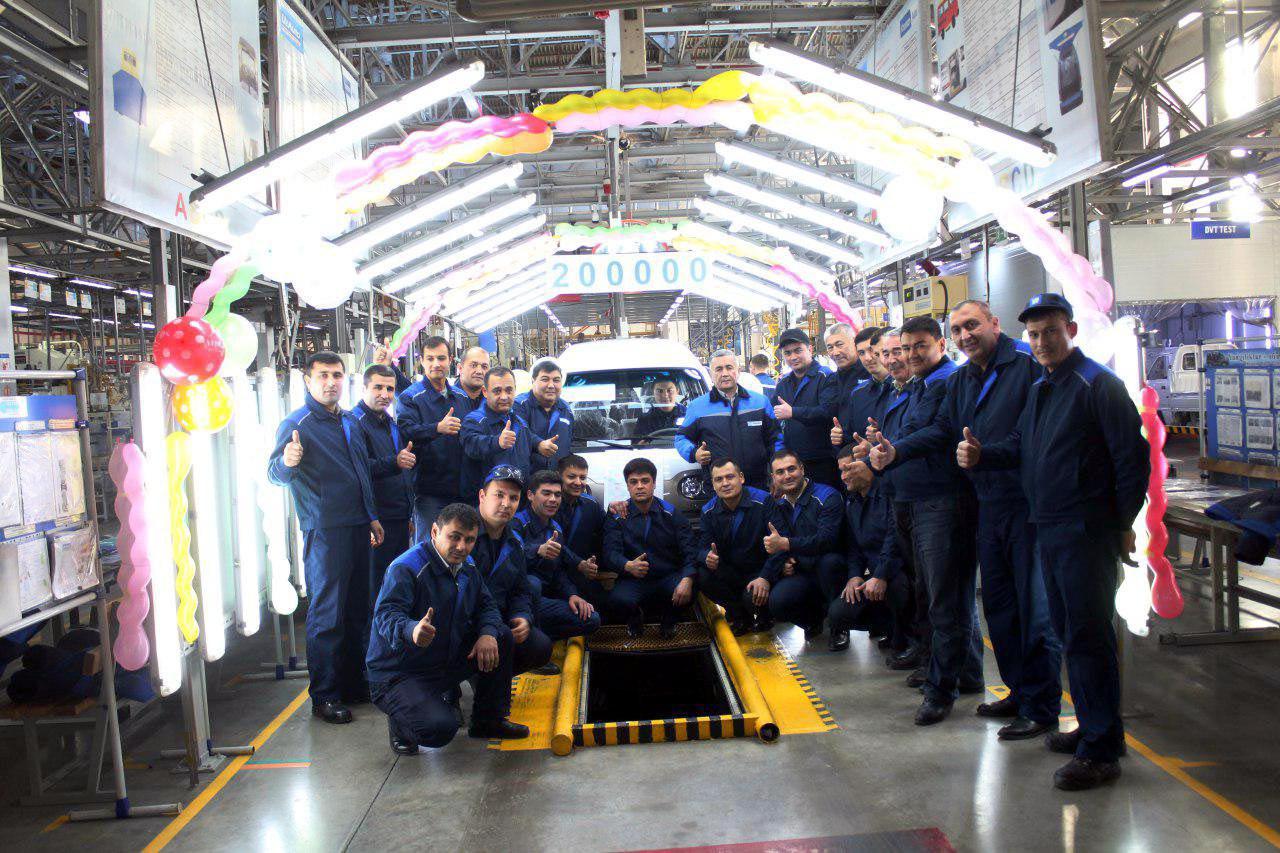 Khorezm Branch Of Uzauto Motors Launches 200 Thousand Car