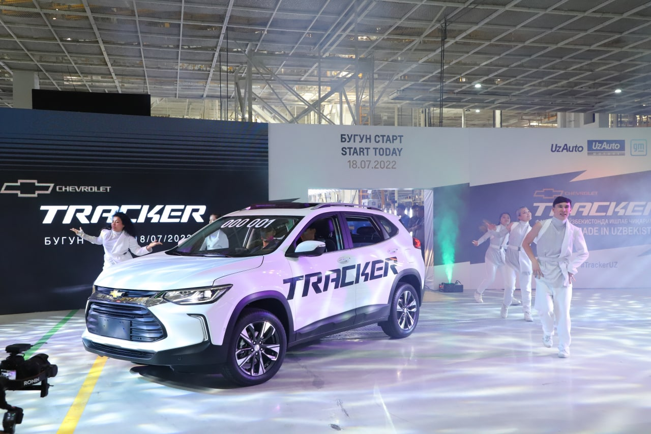Chevrolet Tracker-2023 ishlab chiqarilishining boshlanishiga bag'ishlangan tantanali marosimdan fotoreportaj