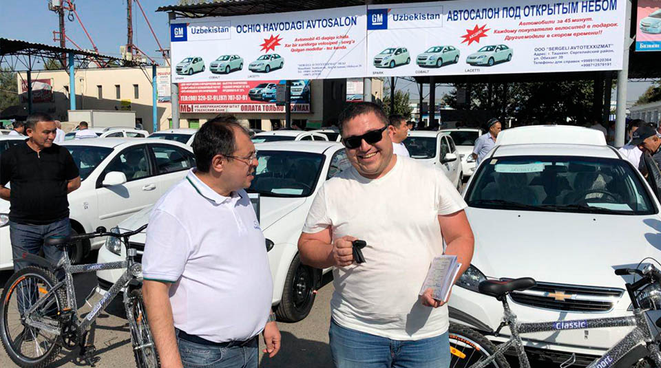 New Action “Gm Uzbekistan” “Car Show Under An Open Sky” Warmly Was Receiving First Buyers
